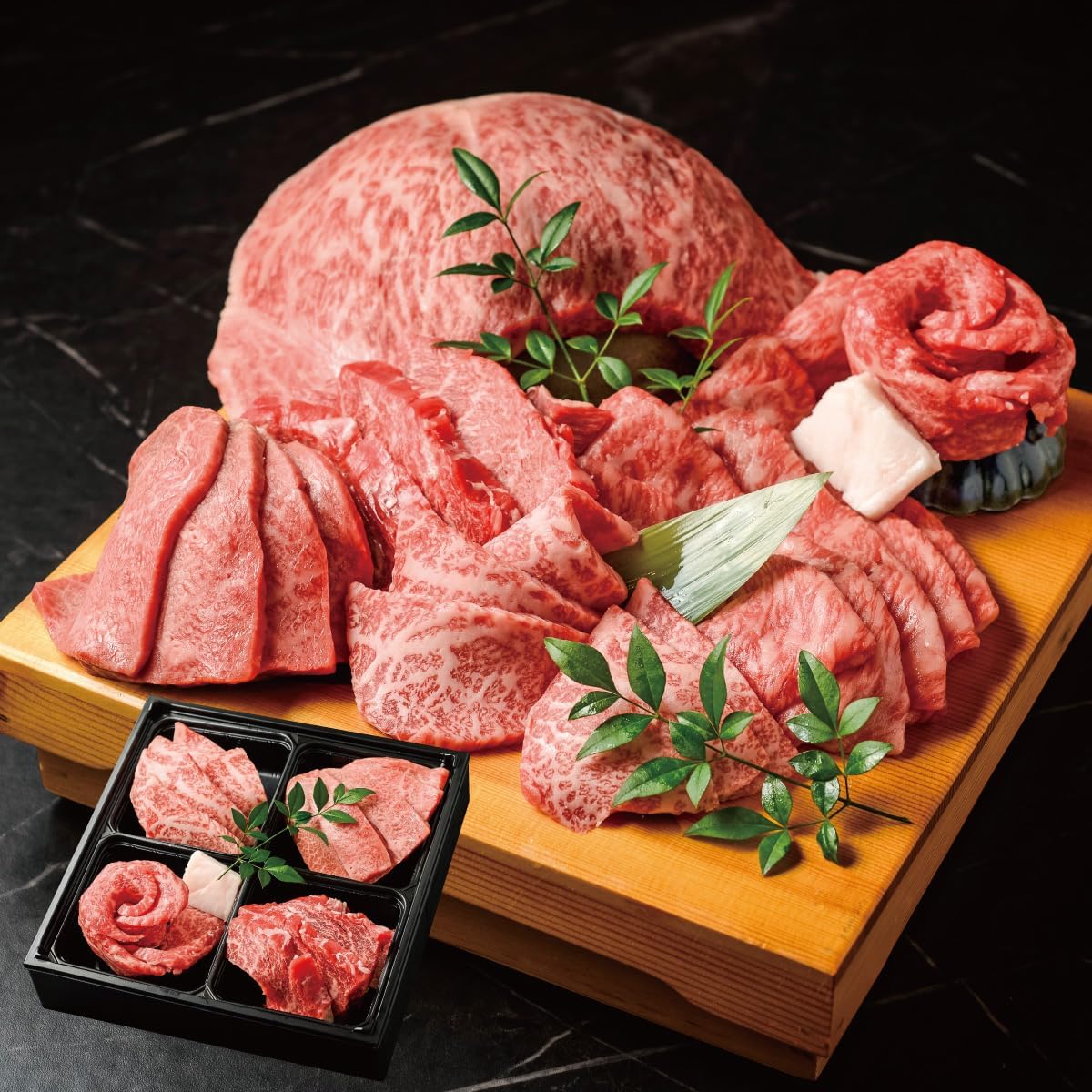 究極の山形牛 「和の奏」焼肉セット 1段盛 320g （２～３人前）ギフト用冷凍