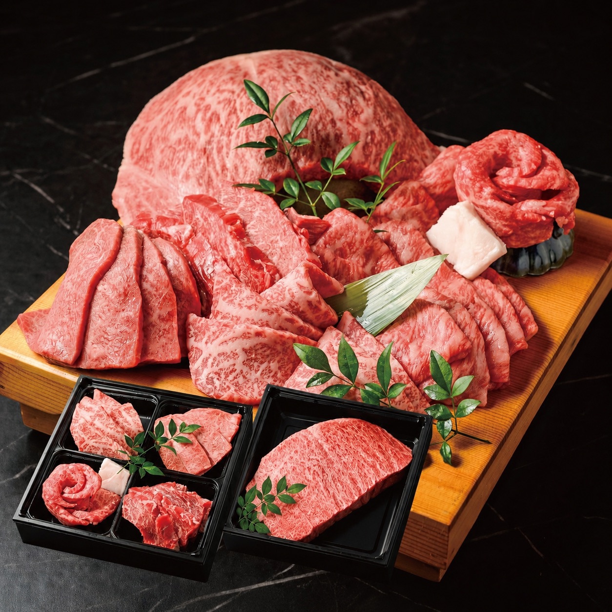 究極の山形牛「和の奏」焼肉セット 2段盛